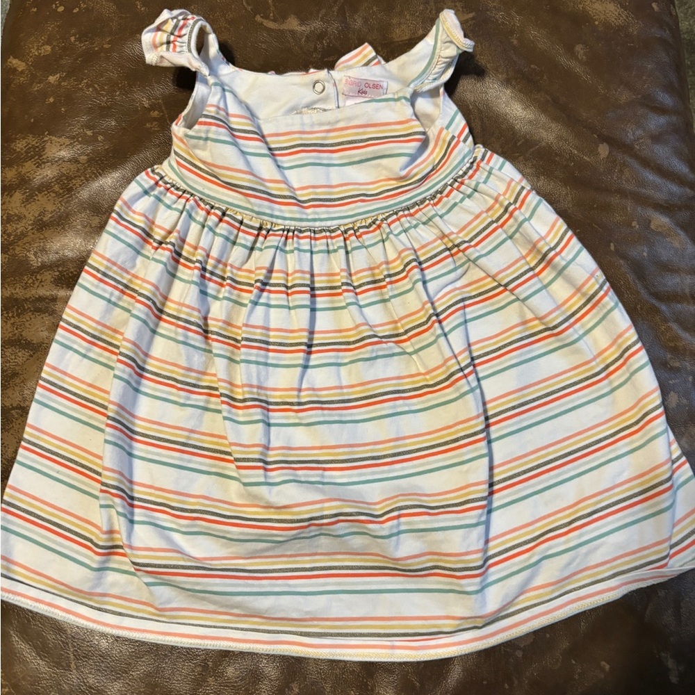 Sigurd and Olsen dress striped gold 3T